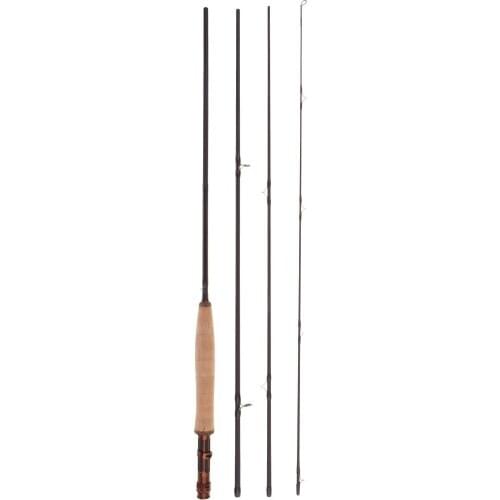 Lightweight Fly Fishing Rod with Cork Handle 2.4m 4 Pieces Travel Fly Rod