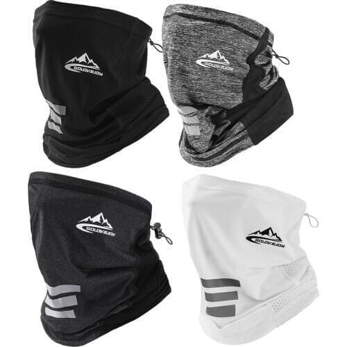 UV Protection Ice Silk Face Cover Neck Tube Outdoor Sports Bandana Scarf Breathable Hiking Scarf Neck Gaiter Bandana