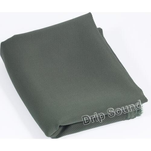 Speaker Waterproof Penetrated Sound Cloth Auido Stereo Loudspeaker Box Dustproof Mesh Cloth Fabric 1.4x0.5m #Military Green