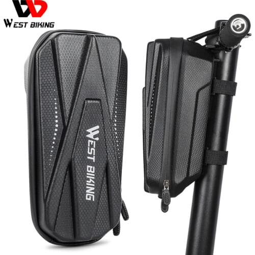 WEST BIKING Bicycle Scooter Bag Front Head Waterproof Large Capacity Reflective Outdoor Sports Cycling Scooter Bike Accessories