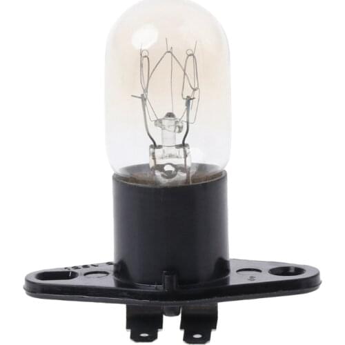 1Pc Microwave Oven Global Light Lamp Bulb Base Design 250V 2A Replacement Universal