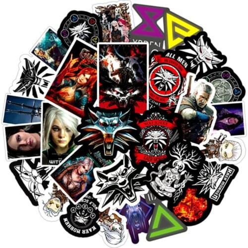 10/30/50 PCS Classic Game Graffiti Classic Car Motorcycle Waterproof Trolley Case Sticker Toy Decoration Wholesale