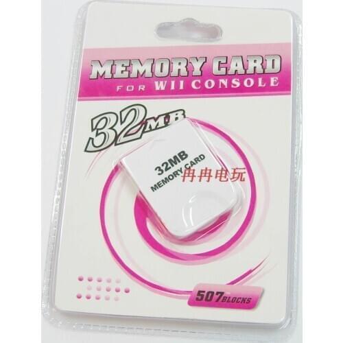 10PCS 32mb High Quality for Wii Memory Storage Card Saver 32MB For Nintend For Wii For wii memoria Xmas Gifts