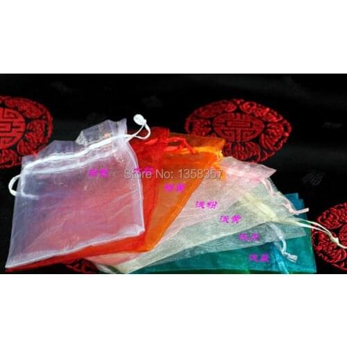 100pcs/lot Direct Manufacturer Organza drawstring bags for accessorie/gift/earphone/herb/toiletry bags\pouch customize wholesale