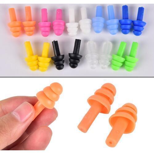 Soft Silicone Ear Plugs Noise Reducer Hearing Protection Sleeping Snoring Earplugs Mini Portable Travel Daily Health Care Tool