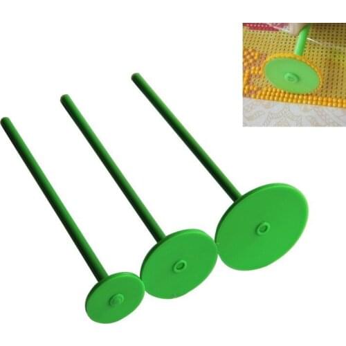 3pcs Diamond Painting Drill Wheel Tools Kits Drill Pen Pick Up Charm Tray Holder 5D DIY Diamond Painting Tools Kit Accessories