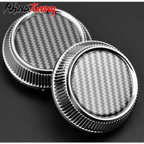 4pcs 64mm 51mm Carbon Fiber Pattern Car Wheel Center Hub Caps Off Road Emblem For RTX Wheels Target 081561 Compass 081822 081542