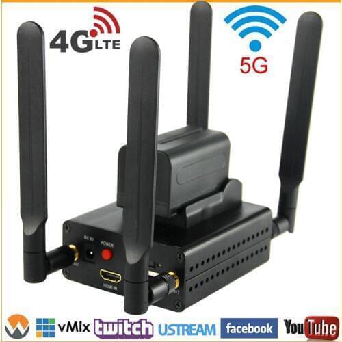 4G LTE HDMI To IP HD Video Encoder H.264 Live Streaming Encoder HDMI To RTMP Transmitter H.264 WiFi Video Encoder