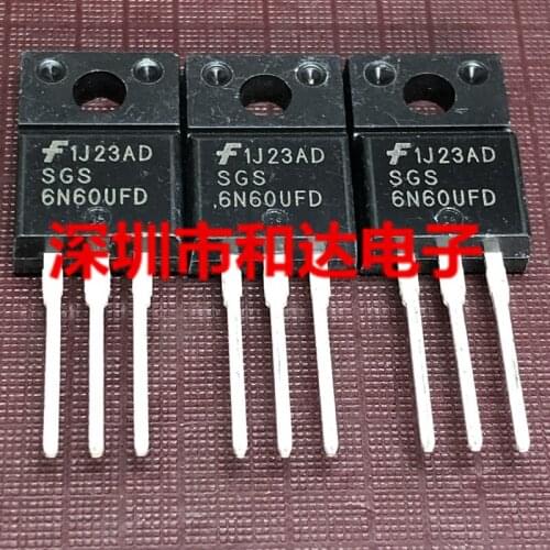 5piece) SGS6N60UFD 6N60UFD TO-220F 600V 6A / FDPF5N50UT 5N50UT / GT45F123 45F123 / FQPF8N90C 8N90C TO-220F