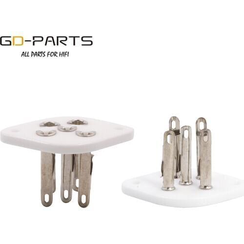 5pin O5A Ceramic tube socket for PX4 PX25 1701 PX5 PA40 RE134 RE144 REN804 Vintage Hifi Audio Tube Amplifier DIY