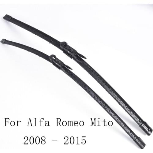 Car Windshield Wiper Blades for Alfa Romeo Mito form 2008 2009 2010 2011 2012 2013 2014 2015 Car Windscreen wiper Rubber