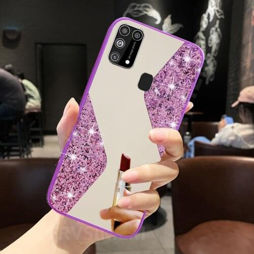 Case Bling Shine for Samsung Galaxy A01 A11 A21S A31 A41 A51 A71 M11 M21 M30S A10 A20 A20S A30 A50 A50S Crystal Glitter Mirror