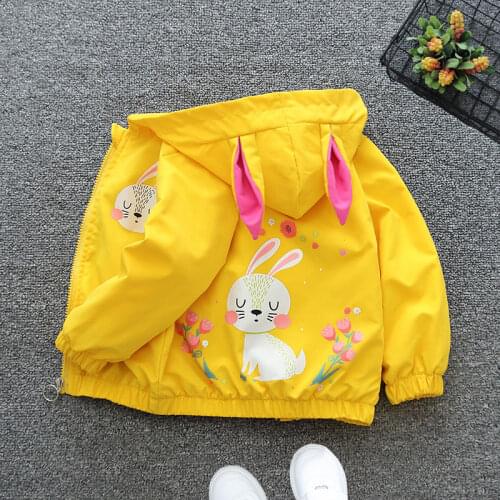 Kids Baby Girls Jacket Autumn Girl Baby Trench Coat Infant Boys Child Fashion Clothes Hooded Outerwear 1-6 Y
