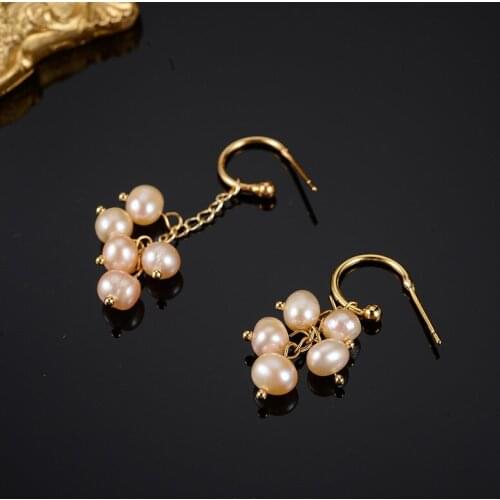 Dorado 2021 New Jewelry Delicate Earrings Wholesale Pearl Drop Earrings For Women Simple Fashion Wedding Jewelry Accessories