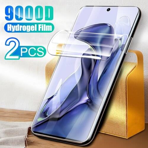 2Pcs Full Cover Soft Hydrogel Film For Xiaomi Mi 11T Phone Screen Protection For Xaomi Xiami Mi11T 6.67 inch Protector Not Glass