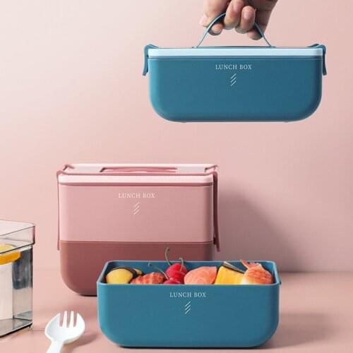 Microwave Lunch Box Food Container Bento Box Food Preservation Box Containers For Food Portable Tableware Japanese Style