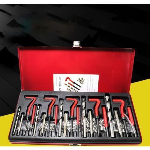 Thread Repair Tool Kit Threaded Tap Restoring Assembly Professional Car Repair Tools 131pcs