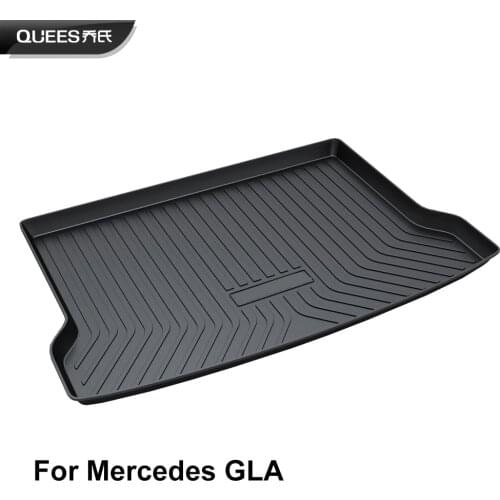 QUEES Custom Fit Cargo Liner Boot Tray Trunk Floor Mat for Mercedes Benz GLA Class 2014 2015 2016 2017 2018