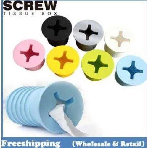 New Dual-use wall-mounted table nails the spirit creative paper towel tube 16.5*16.5*14cm 5pcs/lot Free Shipping