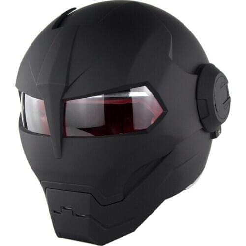 New personality motorcycle robot helmet iron man transformer uncovering helmet sm515