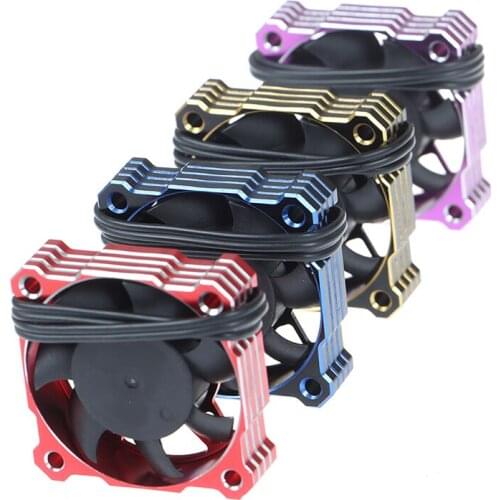 40mm Alloy Cooling Fan Rotates at 15000 RPM 8.5V For 1/10 1/8 RC Car 3660 4068 4076 Brushless Motor fast cooling