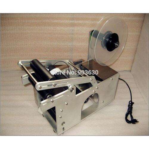 Wholesale 220V/110V Semi-automatic Round Bottle Labeling Machine ,Automatic Bottle Labeler Machine,bottle label sticker MT-50