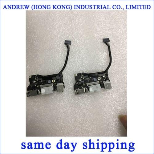 Original USED A1466 USB Board For Macbook Air 13.3" A1466 I/O Board DC-in Power USB Jack Board Mid 2012 MD231 MD232 923-0125