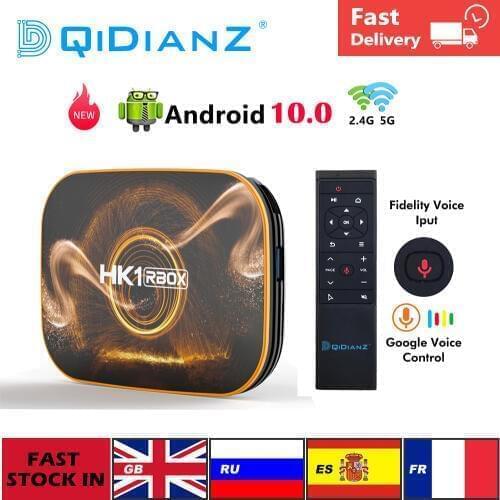 Hot Android 10.0 HK1 R1 Box Smart TV BOX RK3318 DDR3 4K Dual WiFi Youtube Media Player pk X96 H96 HK1MAX