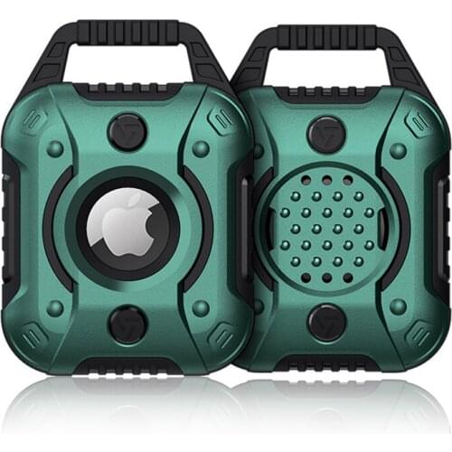 New For Apple AirTag High Quality Durable All-inclusive Shockproof Protective Case With Keychain Anti-Lost Anti-Scratch Cover