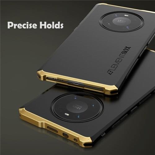 Shockproof Metal Armor Case For Huawei P40 Pro Case Aluminum Matte PC Cover Coque For Huawei Mate 30 Pro Case Mate 40 Pro Funda