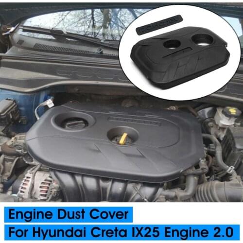 Car Engine Dust Cover 2.0 Cited Cover Decorative Cover Decoration for Hyundai Creta IX25 2015 2016 2017 2018 Hood