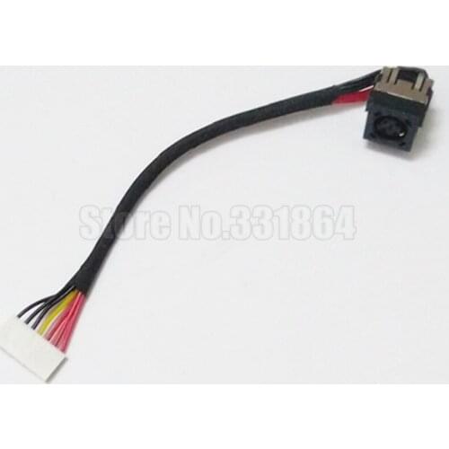 AC DC Jack Power with Cable Harness For Dell Inspiron 15R 15 3000 Series 3541 3542 3543 3878,17R 17 5748 5749 Vostro 2421