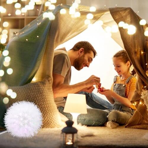 Fairy Garland RGB LED Ball String Lights Waterproof For Christmas Tree Wedding Home Indoor Decoration Battery Powered
