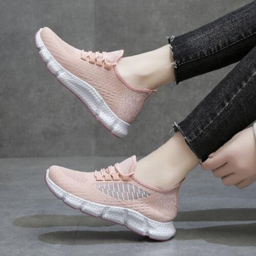 2021 NEW Spring Summer New All-match Platform Sneakers Running Women Shoes Casual Air Mesh Female Flats Shoes for Woman
