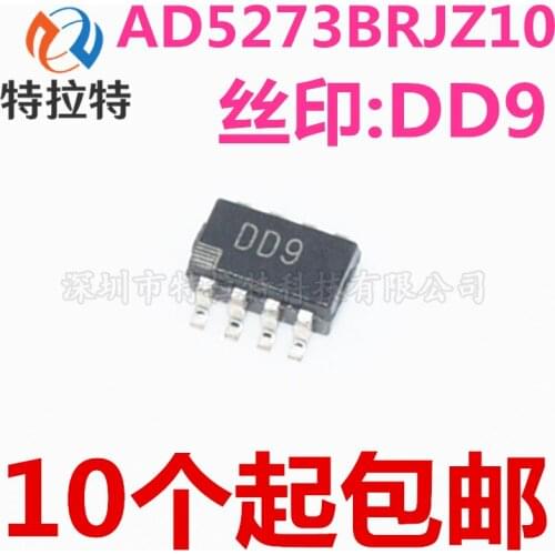 10pcs/lot AD5273BRJZ10-REEL7 SOT23-6 DD9 Digital Potentiometer Brand New & Original