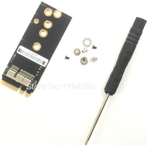 BCM94360CS2 BCM943224PCIEBT2 BCM94331CSAX BCM94331CD BCM94360CS BCM943602CS wireless card to NGFF M.2 A / E adapter for Mac OS