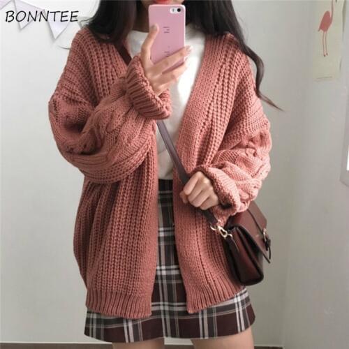 Женские теплые кардиганы BONNTEE China At AliExpress