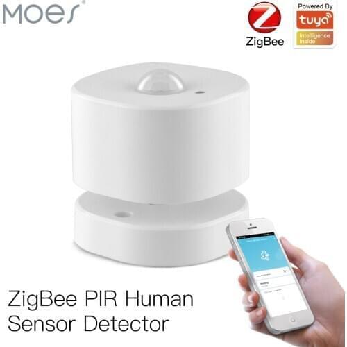 ZigBee PIR Motion Sensor Human Sensor Detector Smart Life Tuya App Control Intelligent Linkage Smart Home Alarm System