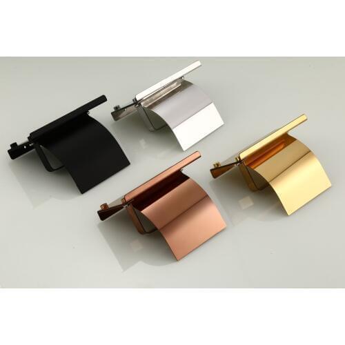 Stainless steel covered toilet paper holder Bathroom paper towel holder bathroom waterproof roll holder mobile phone rack