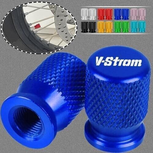 For SUZUKI V-Strom 650 V-Strom650 VStrom DL1000 1000XT 1050 XT 2Pcs Motorcycle Wheel Tyre Tire Air Pressure Valve Stem Cap Cover