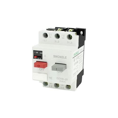 DZ108-20 1NO 1NC Moulded Case Motor Protection Circuit Breaker