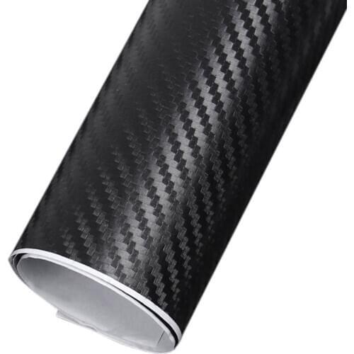Hot 1.27mx30cm Carbon Fiber Vinyl Car Wrap Sheet Bubble Free Roll Film 3D Car Stickers Decals Car Styling Accessories Hot Sale