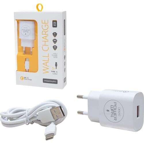 POWERWAY X-131 3 AMPS C TYPE FAST CHARGING TOOL + CABLE