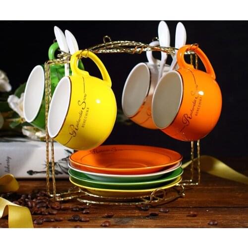 MEILING Coffee Cups And Saucers