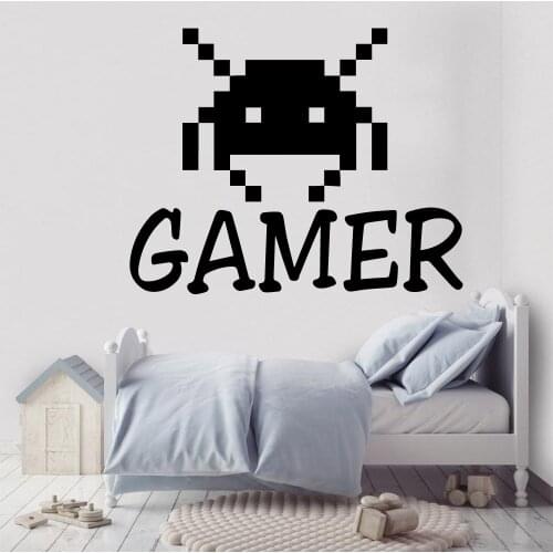 Cartoon Game Nursery Wall Stickers Vinyl Art Decals For Kids Rooms Decoration Wall Art MURAL Drop Shipping