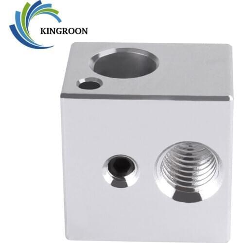 5PCS V5 Heated Block 16*16mm*12mm KP3S Hot End Heat Blocks For V5 J-head Extruder Aluminum HotEnd 3D Printers Parts