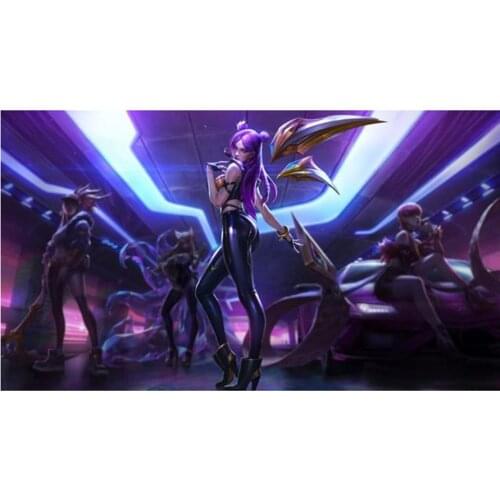 New arrival 5D DIY Embroidery Diamond Hot KDA Picture Game Decor Painting Full Square Drill Cross Stitch Wall Art Handmade Gift