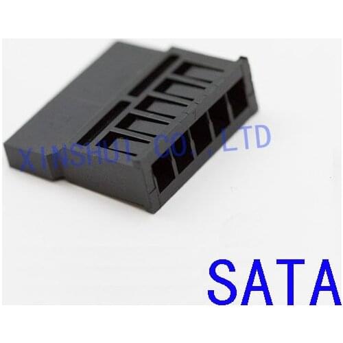 Good quality 10pcs high quality diy SATA 15Pin Male Crimp connector SATA connector computer connector