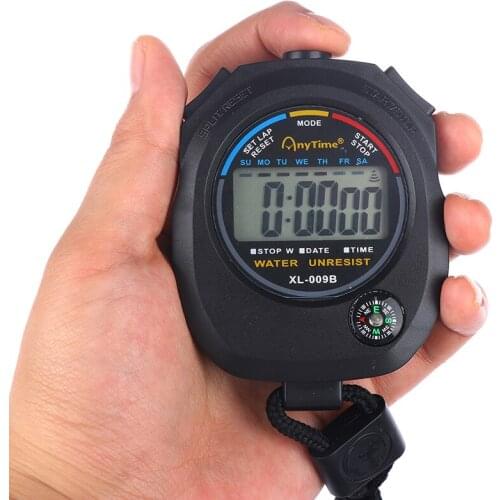 Sports Alarm Hot Sale New Sport Happy New Year Waterproof Digital LCD Stopwatch Chronograph Watch Timer Counter