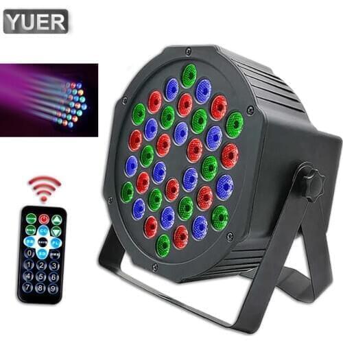 LED Par Light 36x3W DJ Par RGB Wash Disco Light Mini LED DMX 512 Party Event Stage Effect Dance KTV Bar Disco Home Lamp